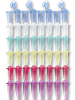 PCR Tube & Capstrip, 0.2ml 8-strip PCR tubes & attached dome cap, clear or assorted, 120 strips/cs